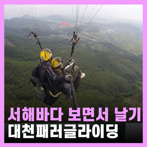  보령 대천해수욕장 근처 놀거리, 대천패러글라이딩