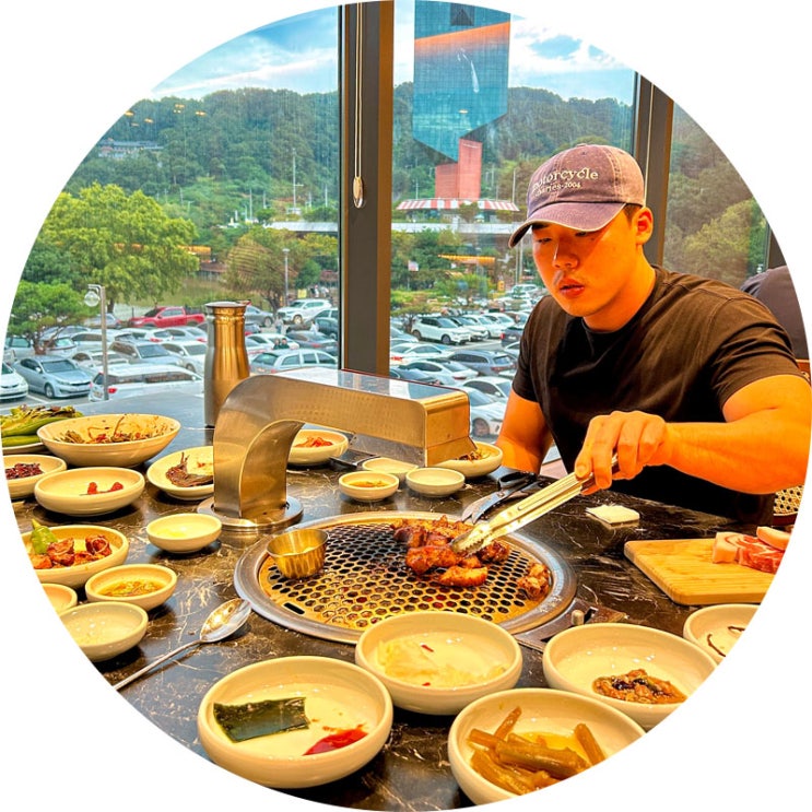 청주 명암타워 식당 아이러브제주 가족모임으로 좋음