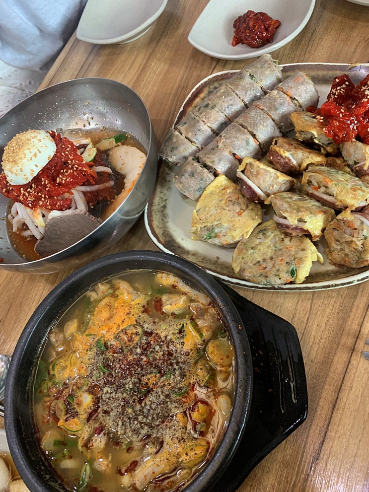  아바이마을 맛집) 오징어순대맛집 '단천식당' 재방문