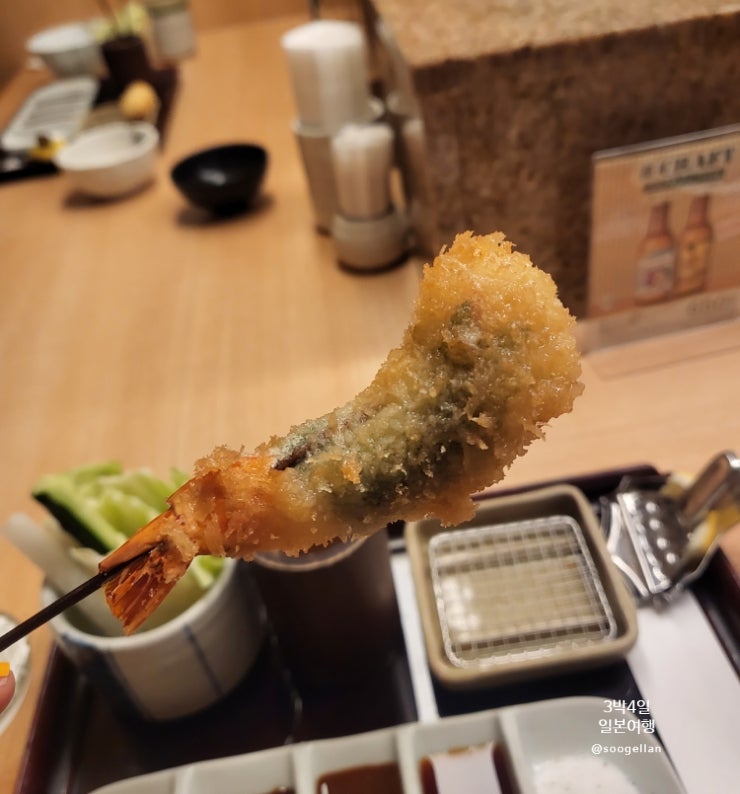  도쿄 튀김 덴푸라 오마카세 맛집 "Shinjuku Tatsukichi Hibiya 신주쿠 타츠키치 히비야" 맥주와 함께 가성비 점심 추천