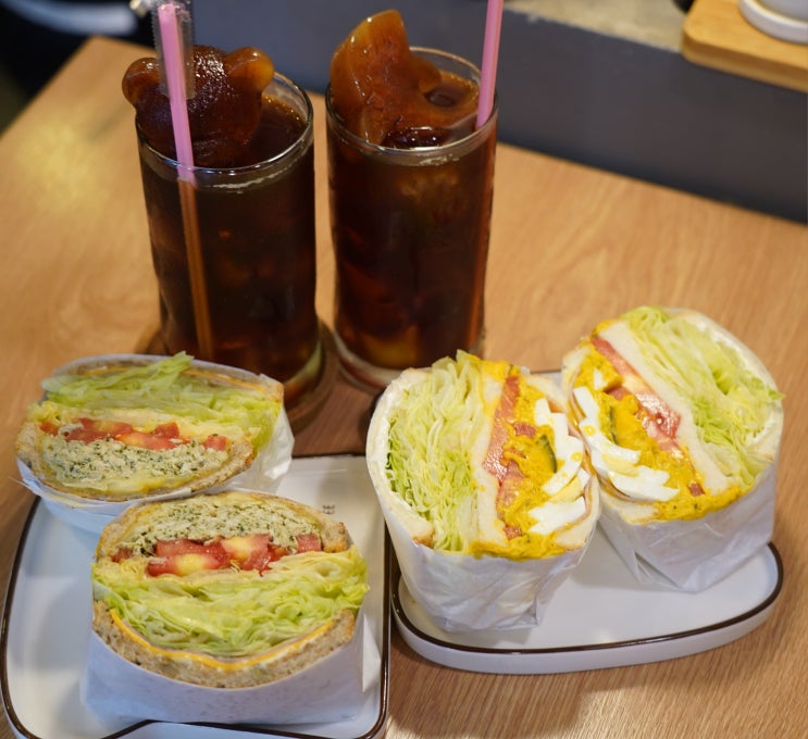  인천 용현동 샌드위치 맛집, 애견동반도 가능한"커피롭다"