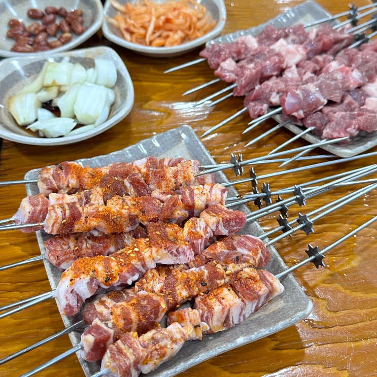  선학동맛집 흥성양꼬치 선학역 양꼬치