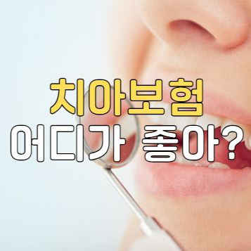 라이나생명 치아보험, KB, 메리츠치아보험 등 견적 비교방법(면책기간, 보장, 보험료 등)