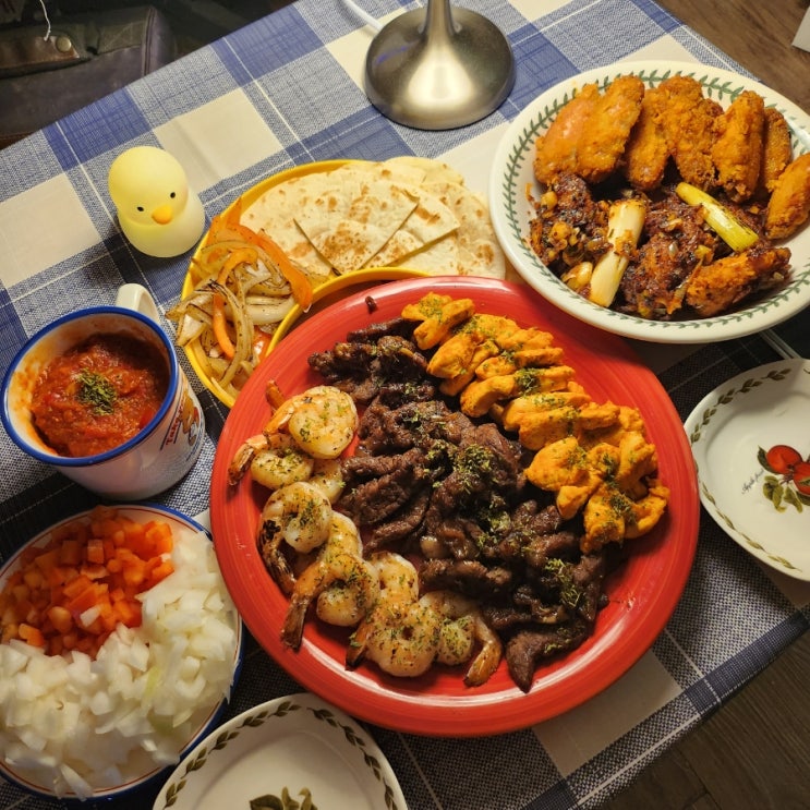  파히타 만들기 현지맛 살려서 소스부터 재료까지 또띠아 요리 레시피