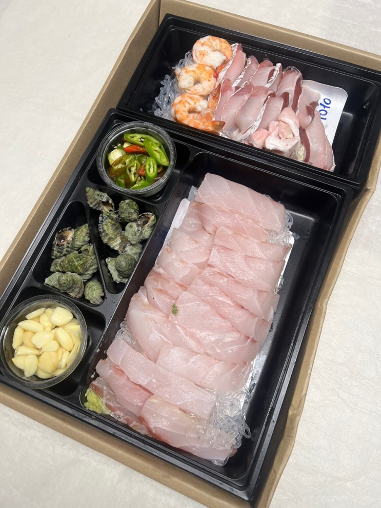  민어 택배 자연산 민어회 증도생선가게 추천