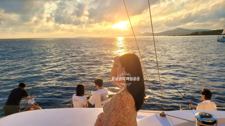  제주도 놀거리 서귀포 여행코스 친구랑 선셋 요트투어 대성공!