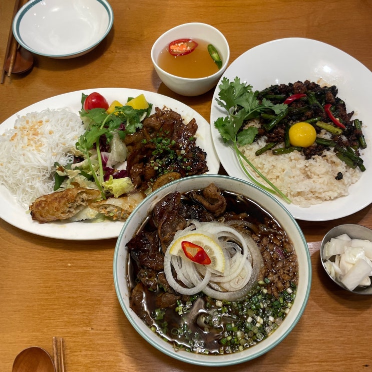  경주태국음식 촘촘 황리단길 분짜 맛집 현지느낌 가득