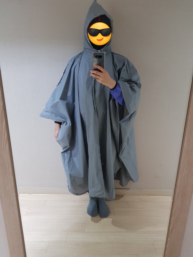 성인 다이소판초우비 L사이즈 가격 및 착용샷