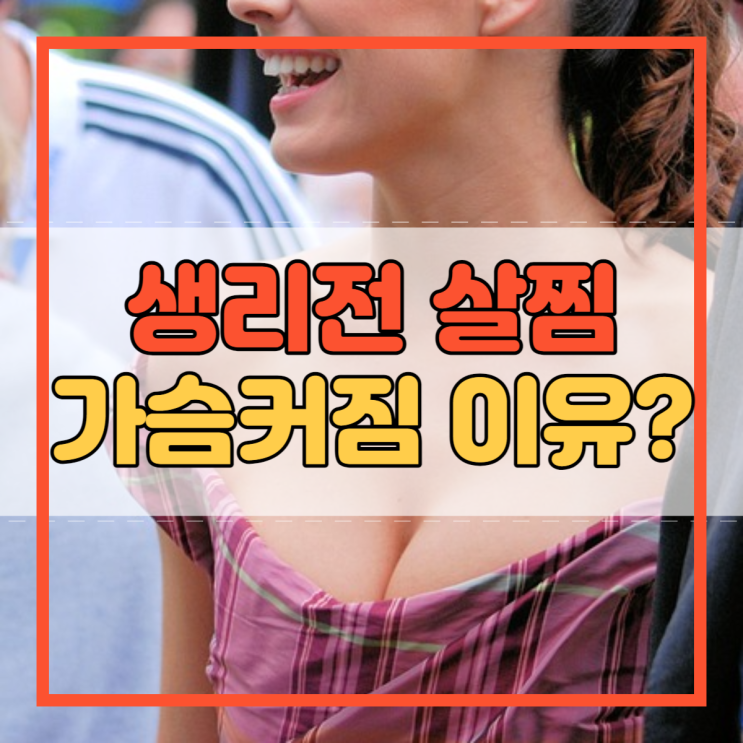  생리전 가슴커짐 몸무게 증가 살찜 이유는 무엇일까요?