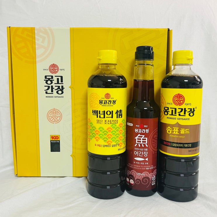  창원 몽고정 유래 몽고간장 선물세트 언박싱 후기