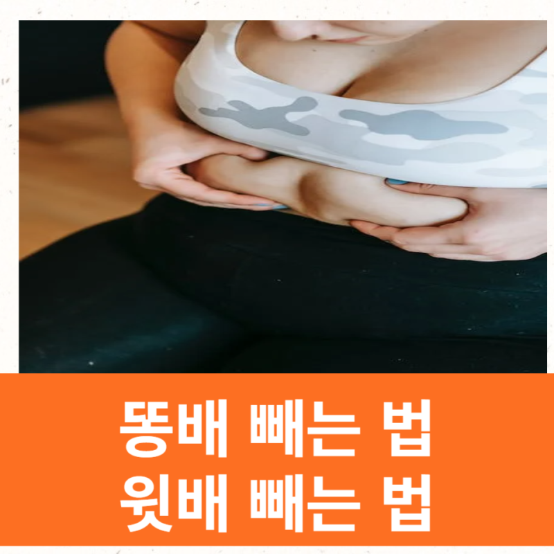 똥배빼는법, 윗배 빼는법