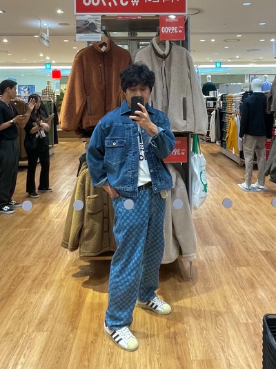  유니클로 데님 트레커 청자켓 데일리룩에 코디하기 좋은 재킷