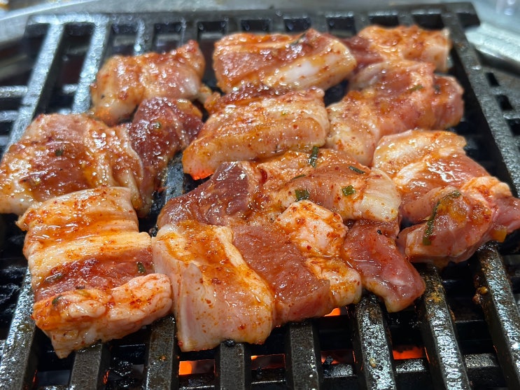  제주 서귀포<처가집연탄구이>제주도민이 추천하는 양념삼겹살 연탄구이 로컬맛집