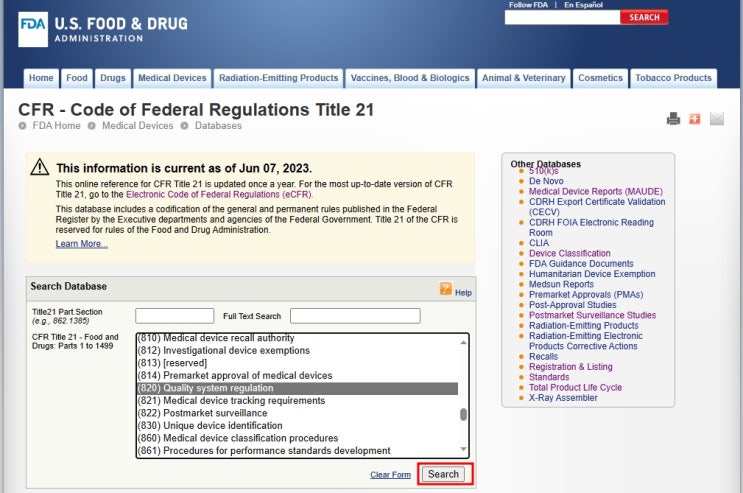  미국 FDA의 의료기기 QSR(cGMP)과 ISO13485