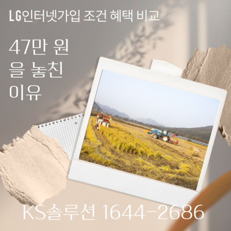  lg인터넷가입 조건 혜택 비교의 함정과 47만 원을 놓친 이유