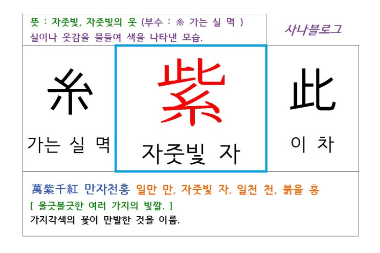  자줏빛 자