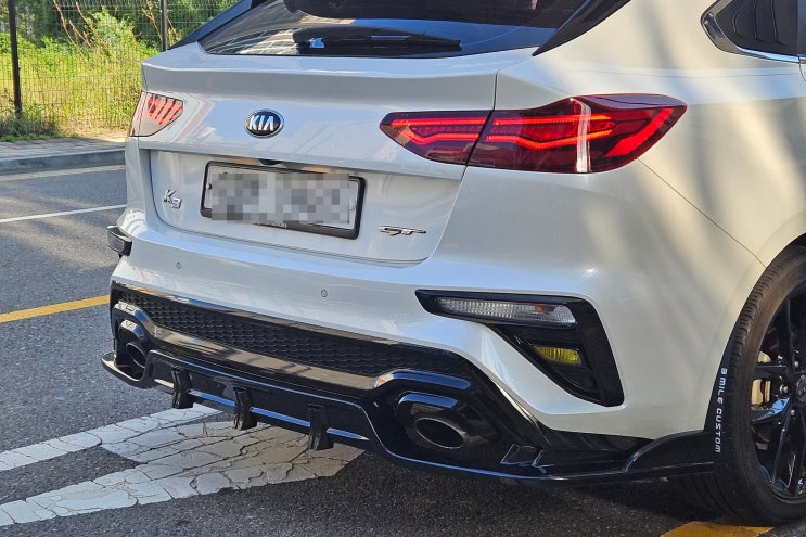 K3 GT _ 리어 디퓨저 장착 후기