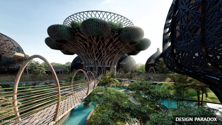 자연을 닮은 새로운 집 DNA 바르셀로나 건축사무소 멕시코 툴룸 라이프 트리(Life Tree) 디자인