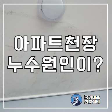  고양시 아파트 천장누수 윗집 누수 원인, 피해 보상은?