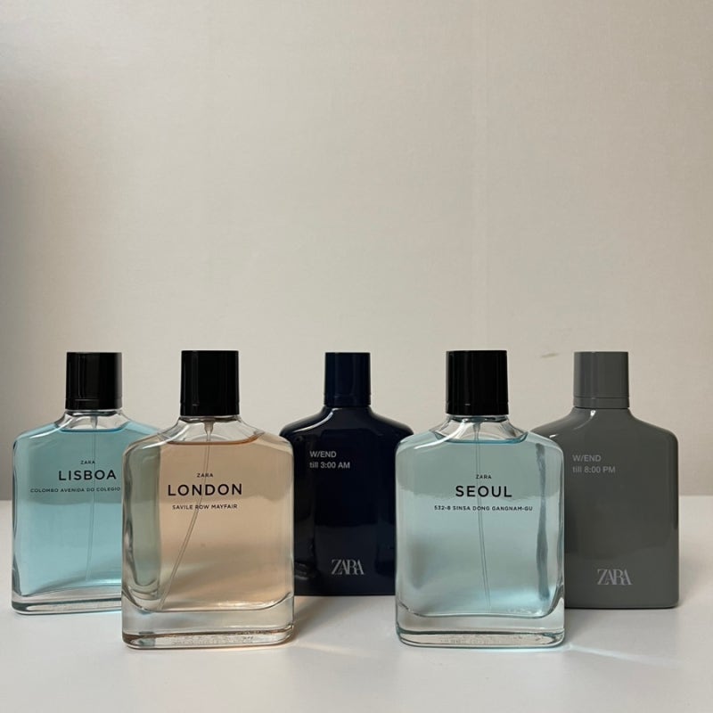 10대 20대 30대 가성비 남자 향수 선물 자라 향수 추천 5종 (LISBOA 리스보아 , LONDON 런던, SEOUL 서....