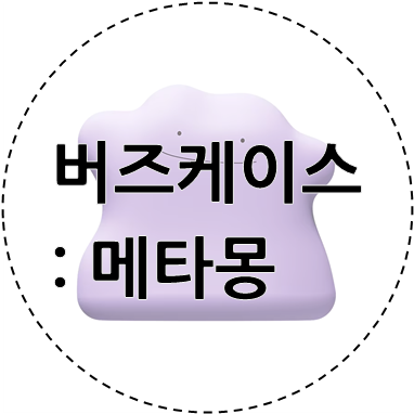[갤럭시버즈케이스 : 메타몽] 삼성 메타몽 케이스 내돈내산 리뷰