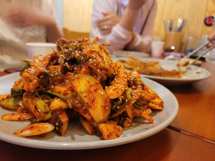  광명시장 맛집 - 원조 광명 할머니 빈대떡! 오징어무침도 맛나네요