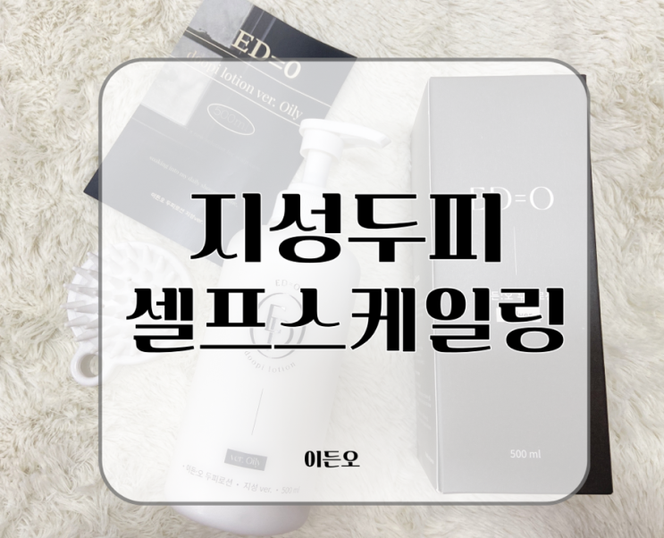  두피열내리는법 머리 떡졌을때 찰떡인 내돈내산 : 이든오