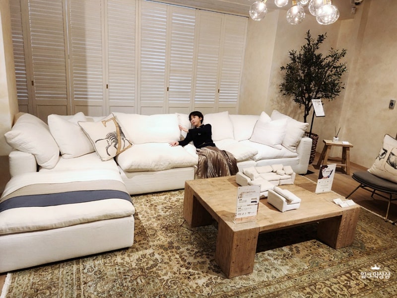 고급 모듈소파 까사알렉시스 클라우드소파 도산점 쇼파추천
