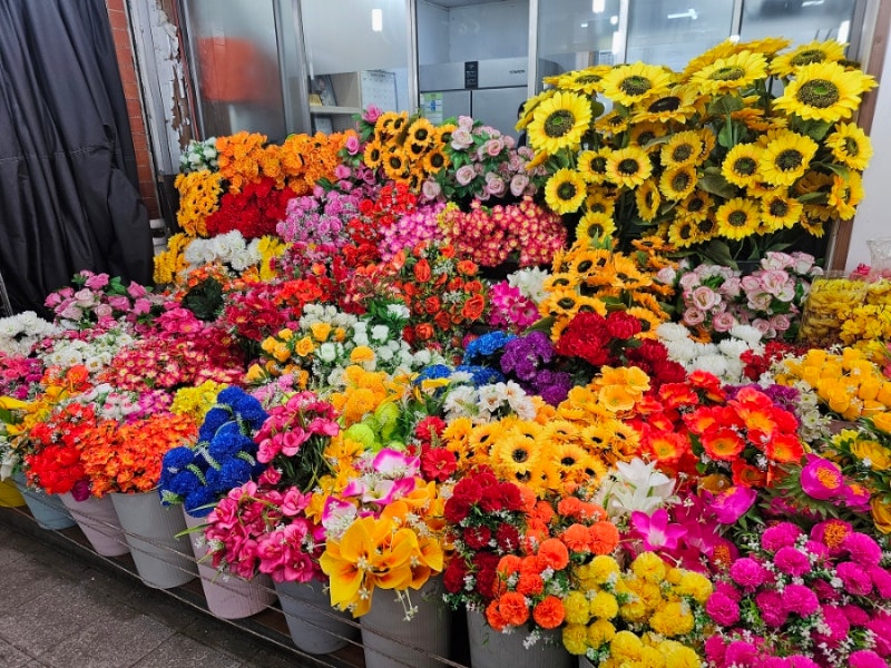 조화꽃 /성묘조화꽃 /산소조화/죽도시장 조화꽃 / 포항조화꽃