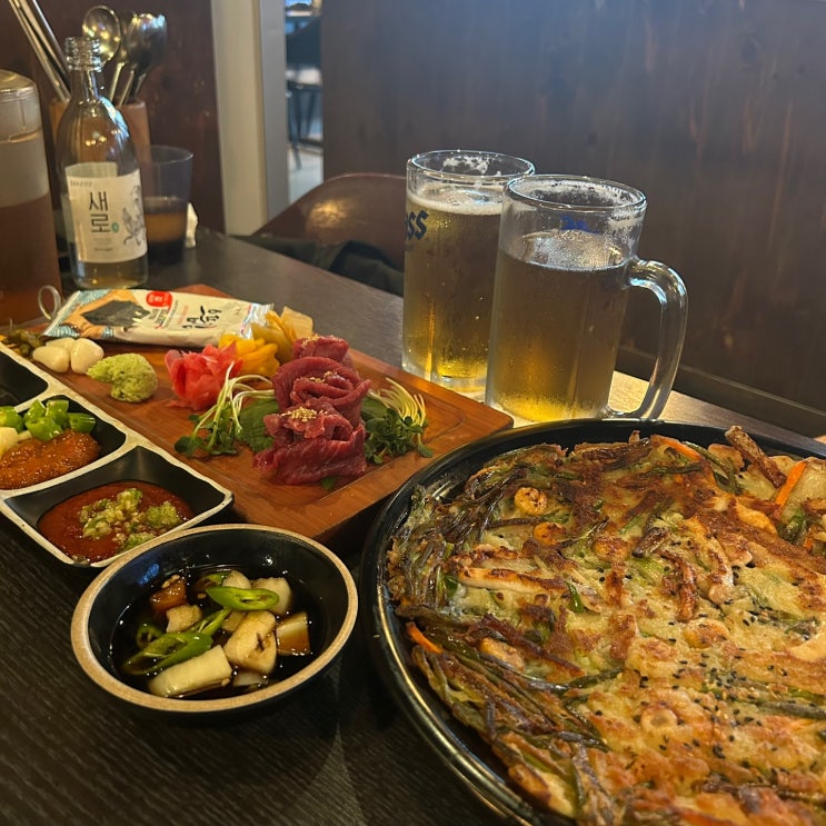  광주 장덕동, 수완지구에서 생고기와 해물파전이 맛있는 퓨전요리주점(술집) 곳간