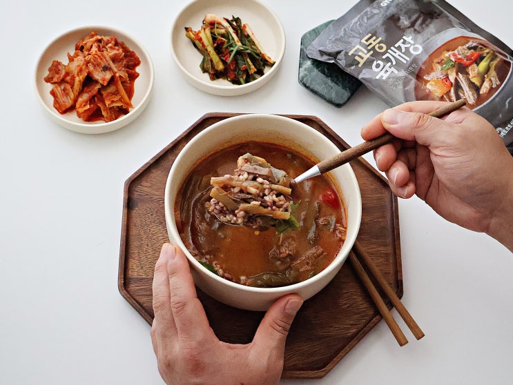  간편식육개장 교동식품 육개장 간단한데 참 맛있어