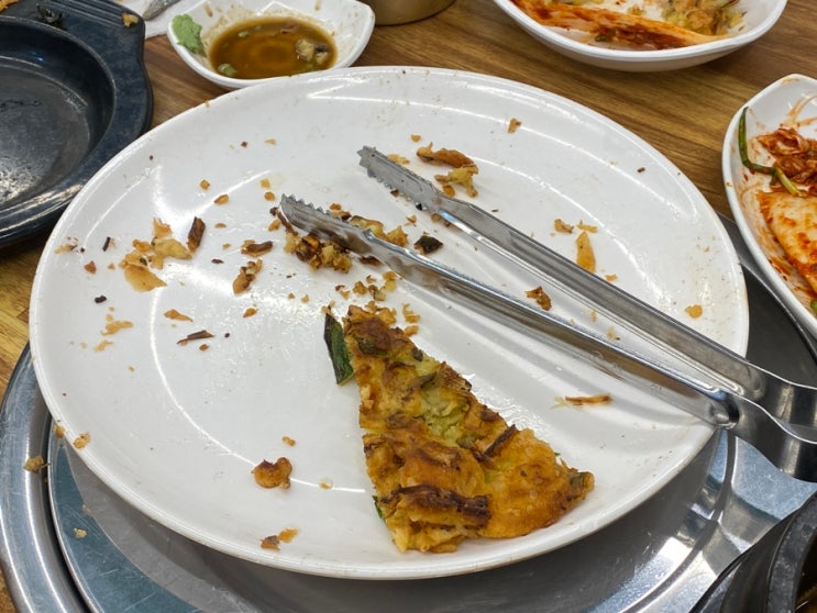  상계역 불암산 뒷풀이 산골식당 해물파전