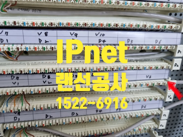  울산 울주군 랜선공사 네트워크 선정리부터 단자함 작업까지 마무리