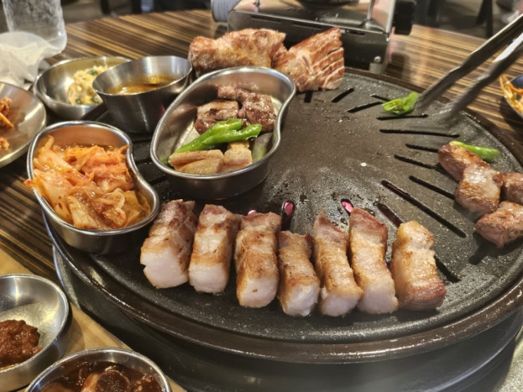  [별내 고기구워주는 맛집] 제주애육당 별내본점 / 별내 맛집 / 배추 겉절이 / 별내 회식 장소