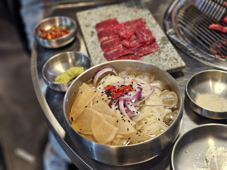  잠실 종합운동장역 맛집 칠프로칠백식당 신천직영점 잠실새내역 고기집 한우 회식 장소 추천