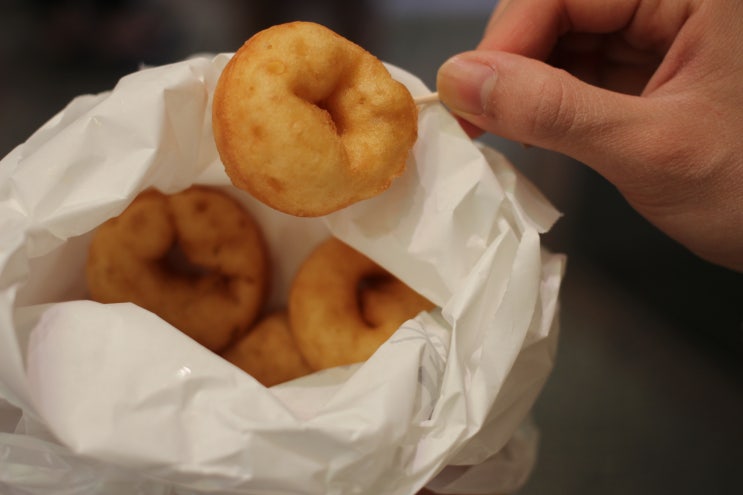 교토 니시키 시장 맛집 먹거리 두유 도넛(도너츠) 곤나몬자(こんなもんじゃ)