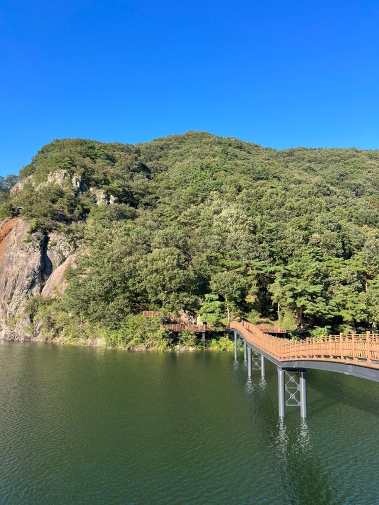  산책하기 좋은 추월산 담양호 둘레길 - 용마루길 왕복 7.8km 걷기