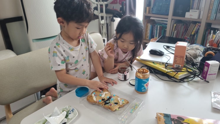  실내 집콕놀이 키즈쿠킹 어린이요리 럭키토끼키트 토이쿠키 만들기