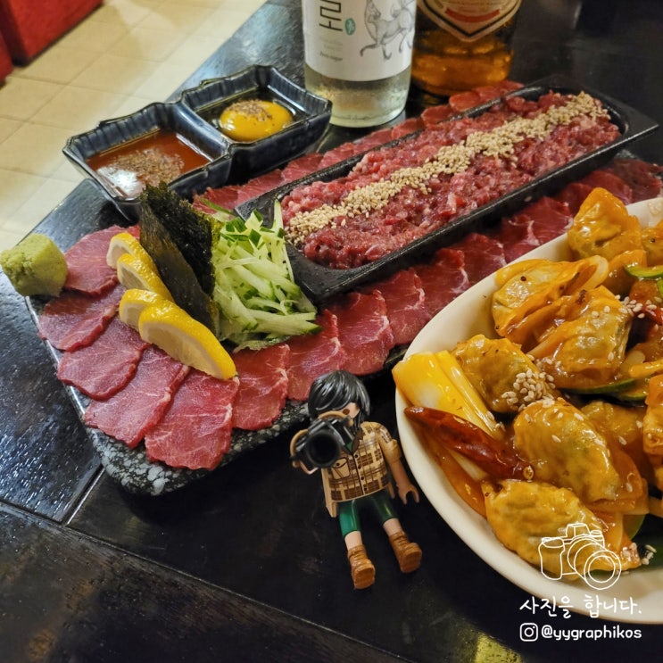  [서울시 용산구 한강로2가] 삼각지역 용리단길 뼈찜 맛집, 술집 - 동백가옥 신용산본점