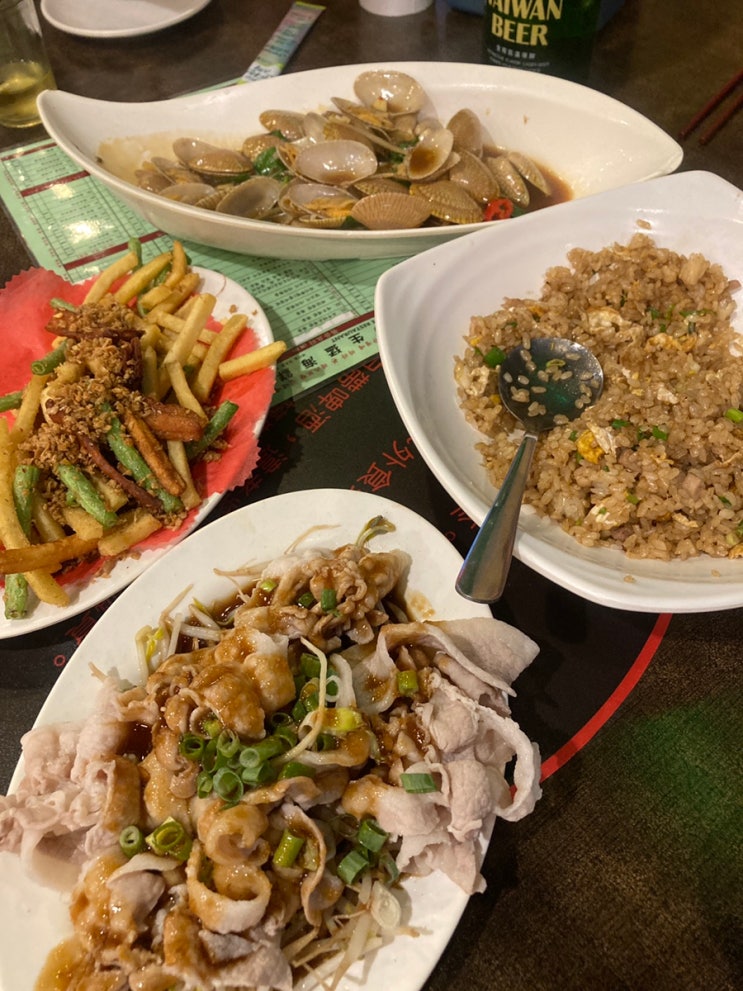  [회어문장학금] 대만일상 Day31, 별 일 없는 주말, 집에서 된장 제육볶음 만들기, 대만 쓰레기 차, 대만 러차오 술집, 대만 술집 추천