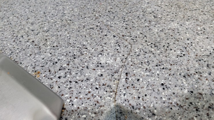  전주 인조대리석 상판 이음새크랙수리