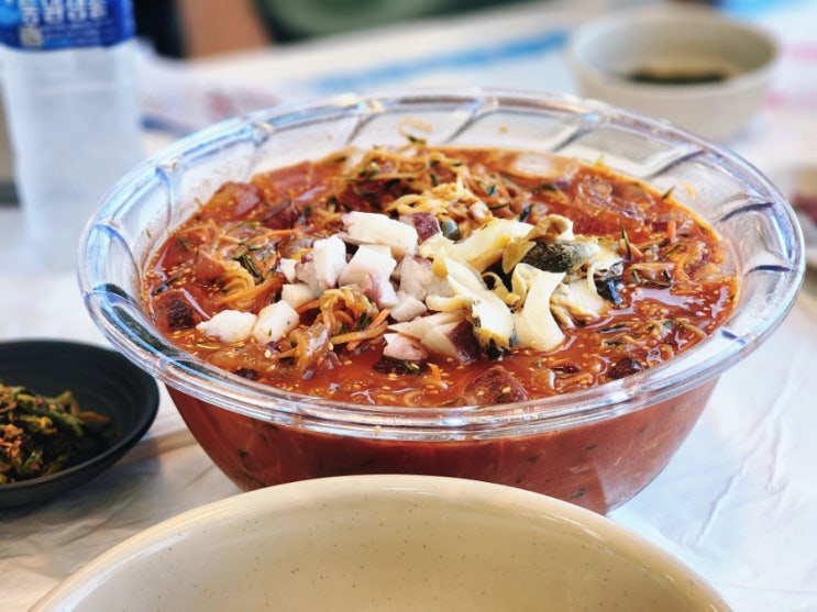  강원도 고성 물회 맛집 가진해수욕장 이성업부부횟집