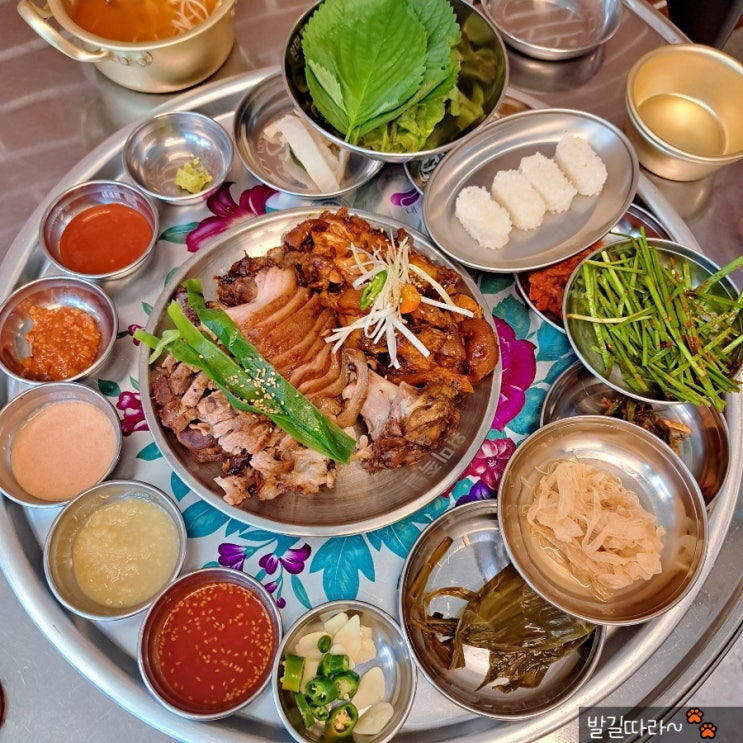 일산 라페스타 맛집  푸짐한 '완미족발' - 오마카세 한상 가득!