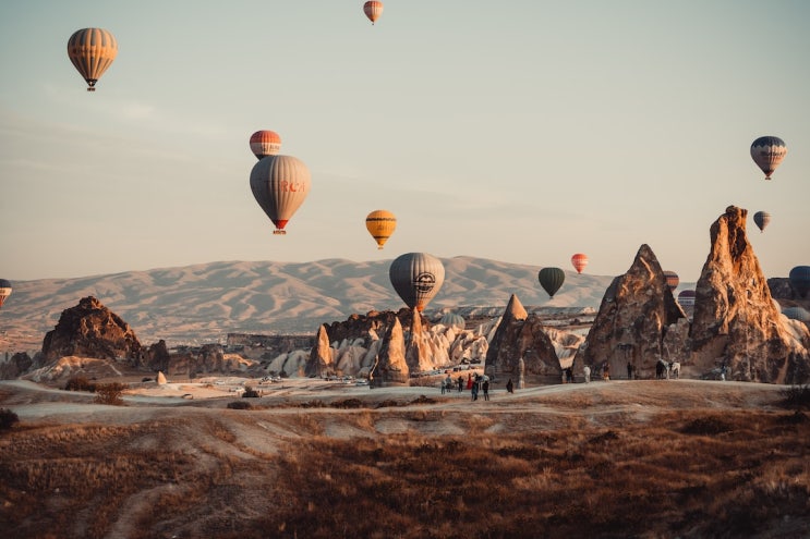 카파도키아(Cappadocia)의 요정들과 항공여행: 터키의 중원고원을 탐험하다