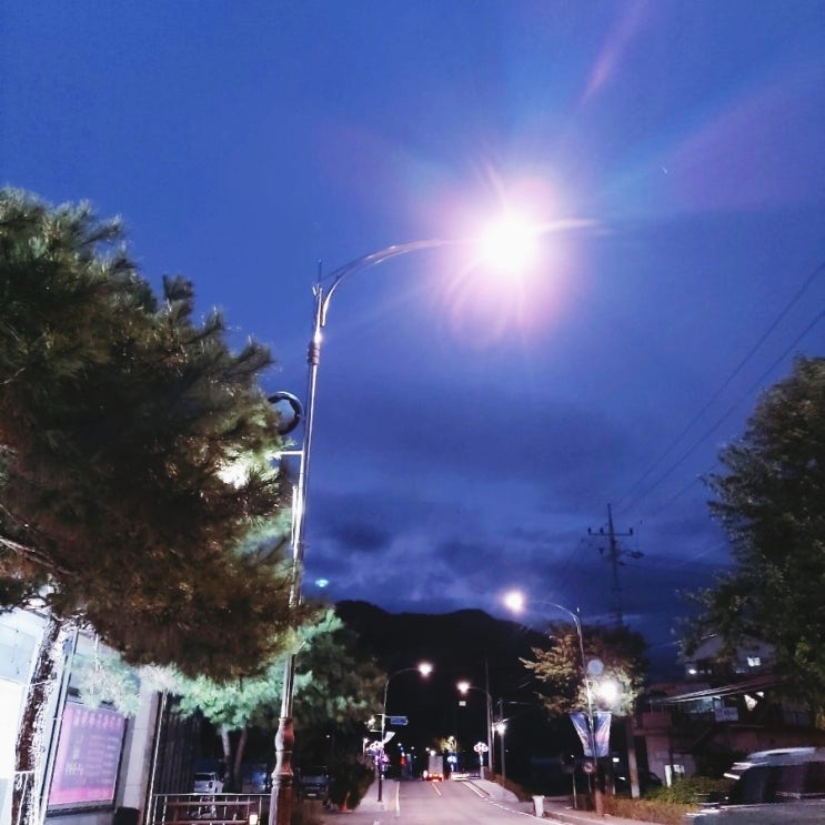 [정선군 신동읍 일상] 돌아온 트렌치코트의 계절, 가을 밤하늘이 참으로 예쁘다.