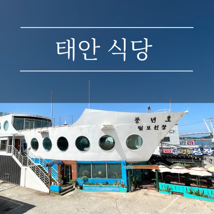  태안 안면도 맛집 애견동반식당 털보선장횟집