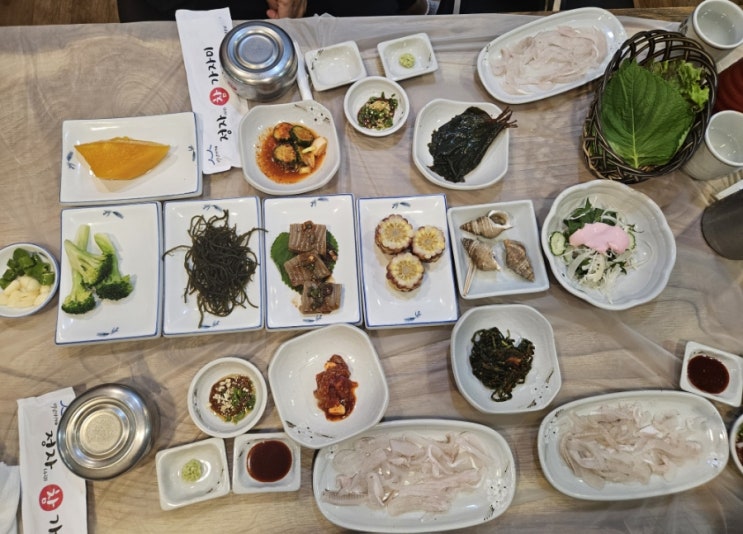  울산달동횟집 정자참가자미 참가자미정식 맛집