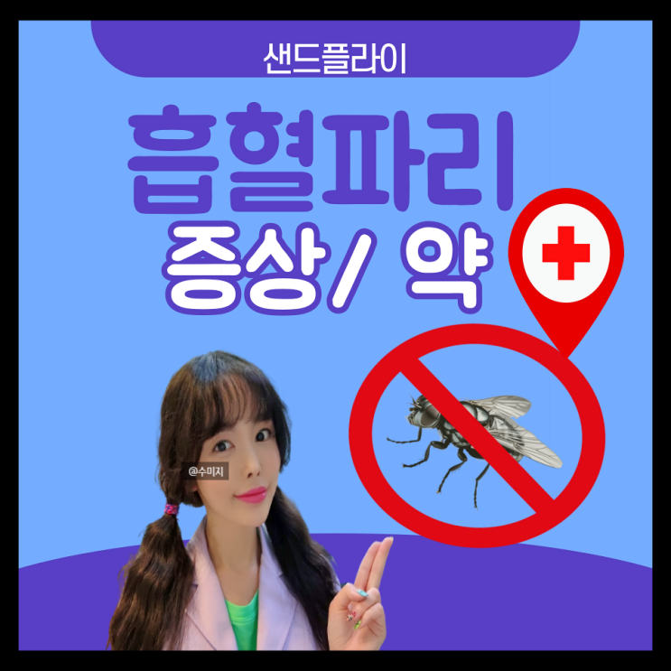 샌드플라이 흡혈파리 먹파리 물림 증상 벌레물렸을때 약