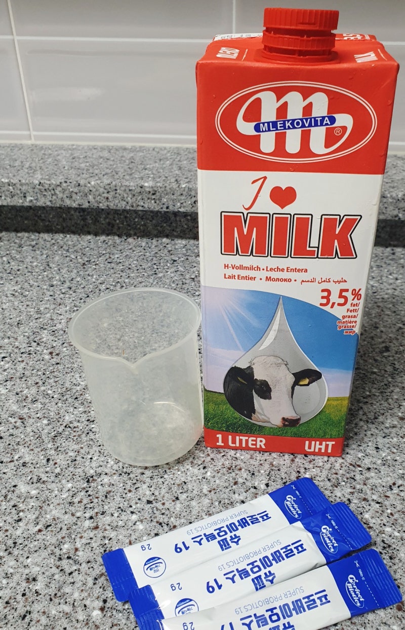 멸균우유와 유산균으로 요거트 만들기 / 요거트 메이커