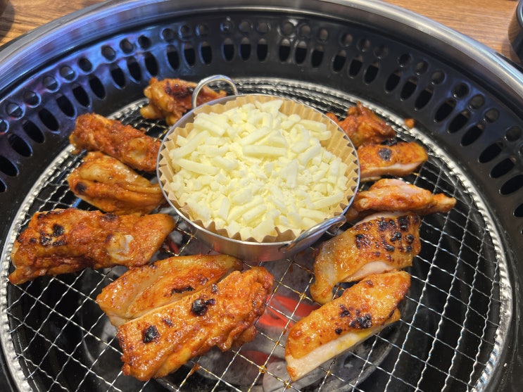  송도8공구, 술 한 잔 딱 좋은 숯불 닭갈비